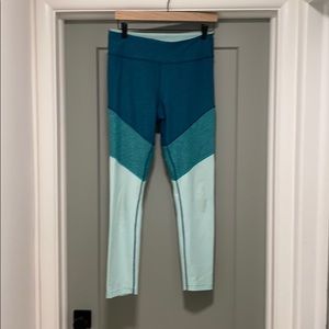 Mid-Weight three-tone leggings 7/8